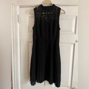 Forever 21 Black Lace Overlay Dress